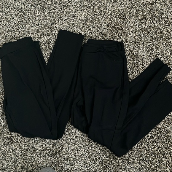 Forever 21 Pants - 2 Pair Forever 21 Black Ponte Pant, worn